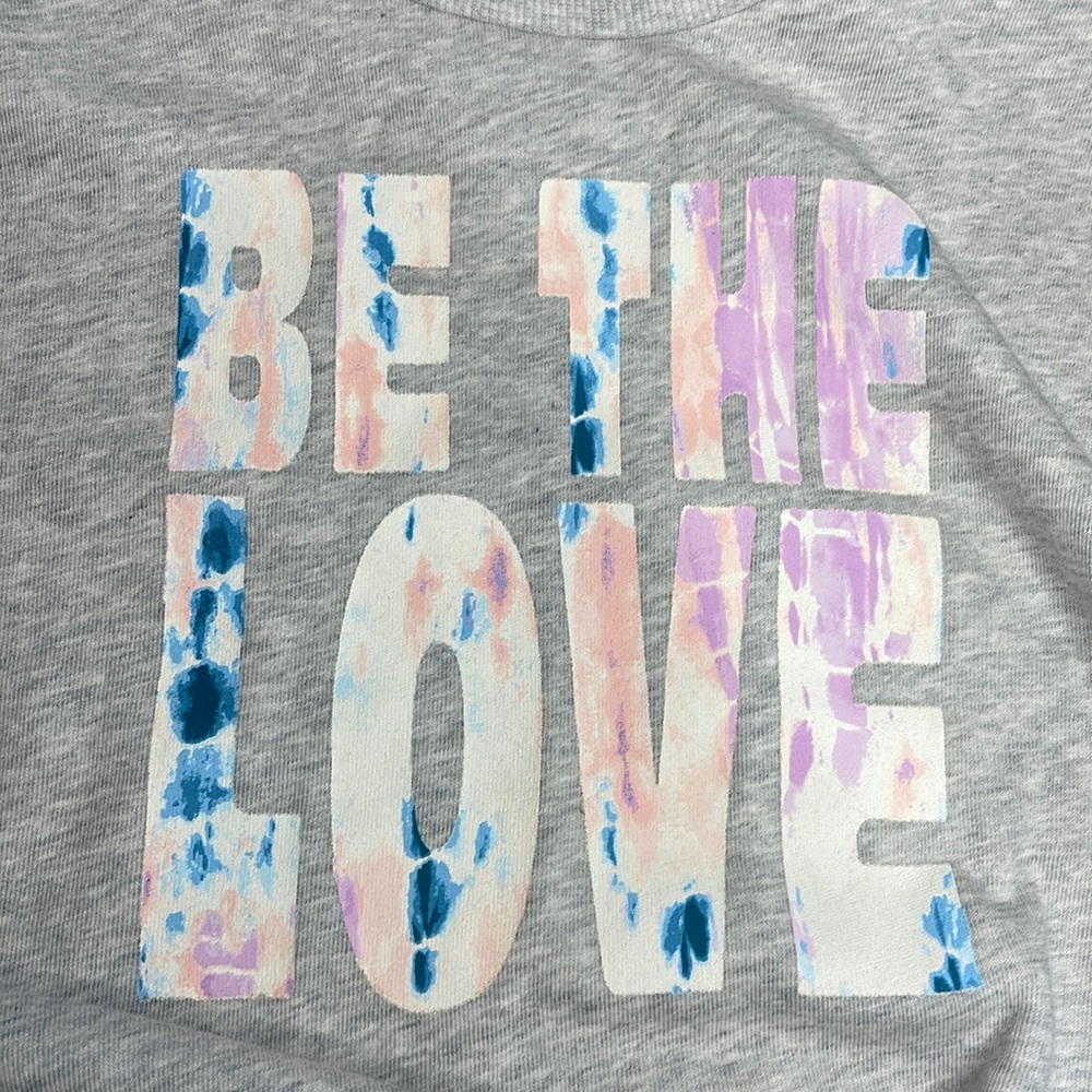 Gray crew neck